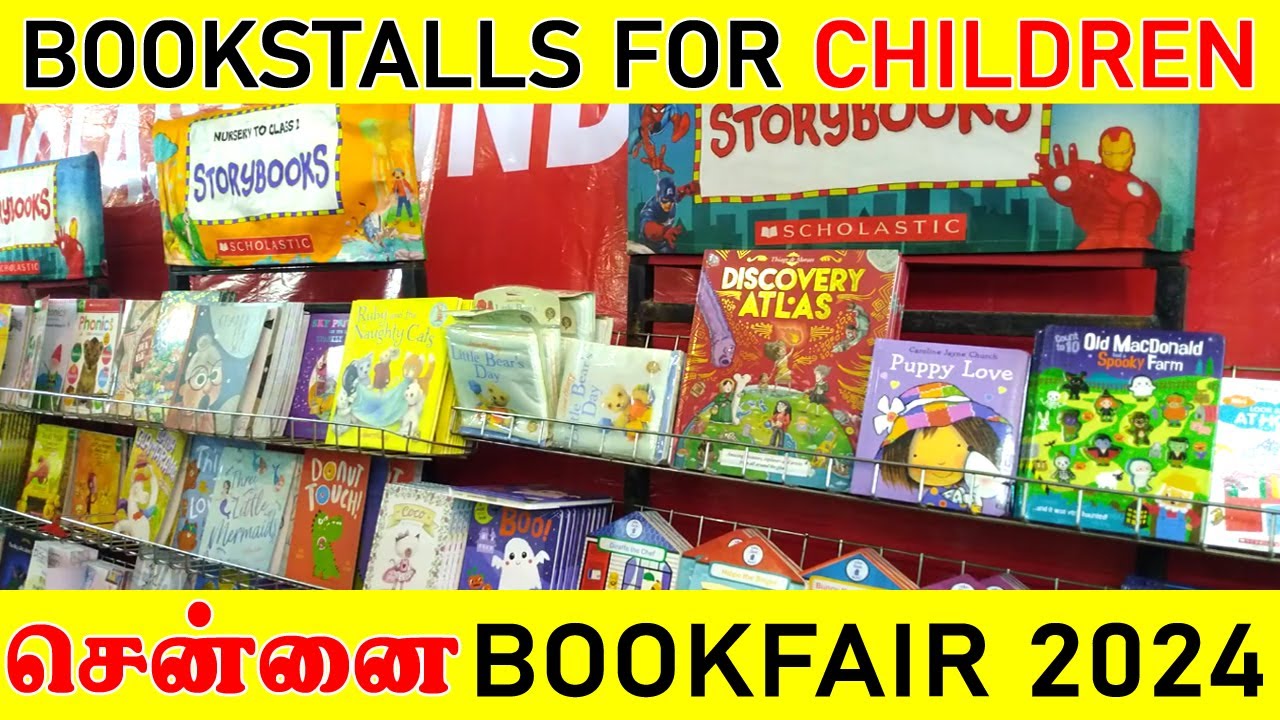 Bookstalls for Children | Books for Kids | Chennai book fair 2024 | Chennai Book fair Vlog