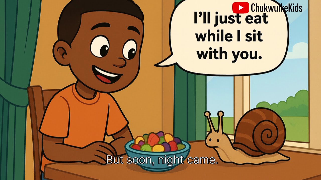 Emeke and the Snail 🐌 | A Funny Kids Story About Patience | Read Aloud for Children