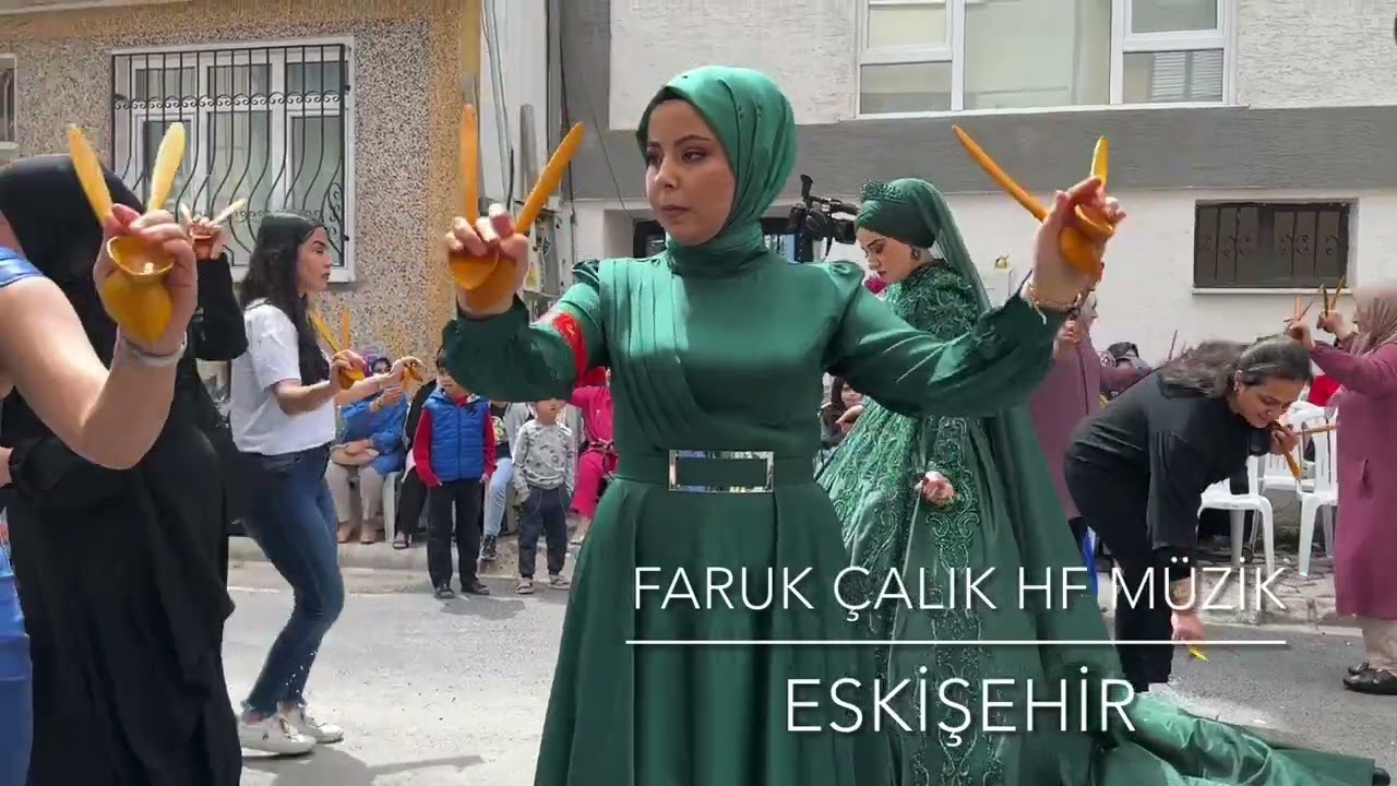 Düğünden Canlı kaşık oyunu Emirdağ yöresi
