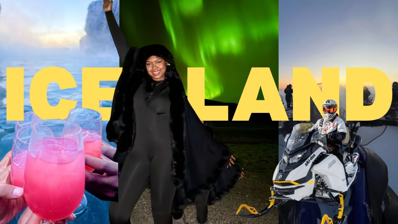 ICELAND TRAVEL VLOG| SNOWMOBILING, SKY LAGOON, NORTHERN LIGHTS, HORSE BACK RIDING & MORE!!!