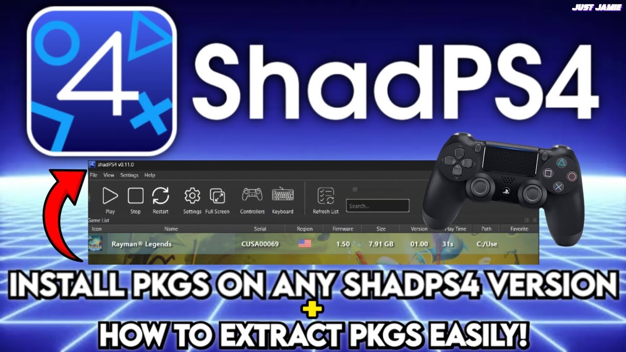 Установка PKG-файлов на последнюю версию ShadPS4 — подходит для новичков #shadps4 #playstation4 #...