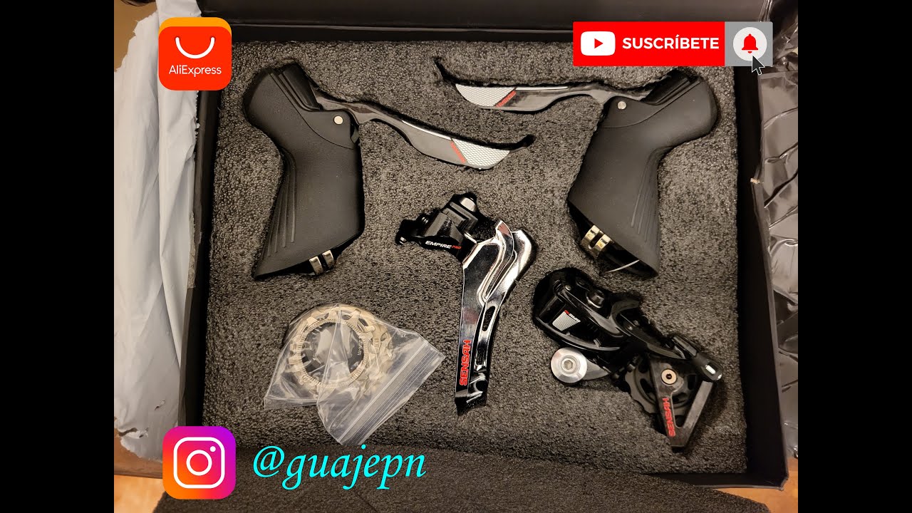 Unboxing Grupo Sensah Empire Pro carbono bicicleta gravel Aliexpress #aliexpress #bicicleta #carbono