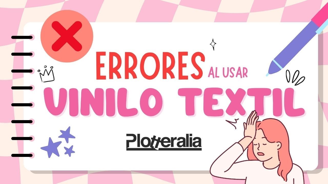 ERRORES comunes al usar VINILO TEXTIL