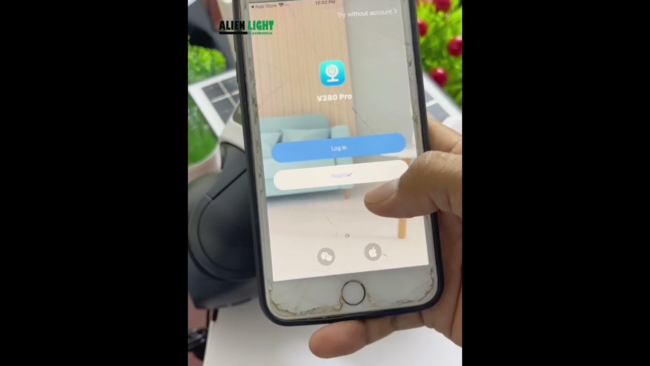 របៀបតម្លើងកាមេរ៉ាសូឡា4G ប្រើស៊ីម|V380 Pro
