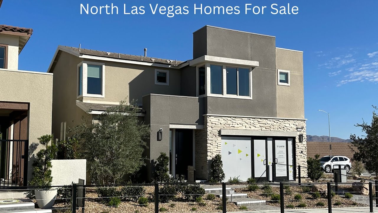 Azure Park by Tri Pointe Homes - Modern Luxury Homes For Sale North Las Vegas - Home Tour $455k+