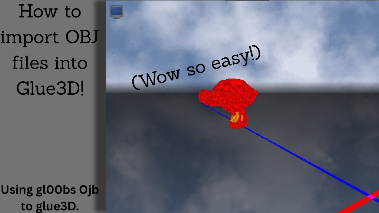 How to import OBJ files into Glue3D