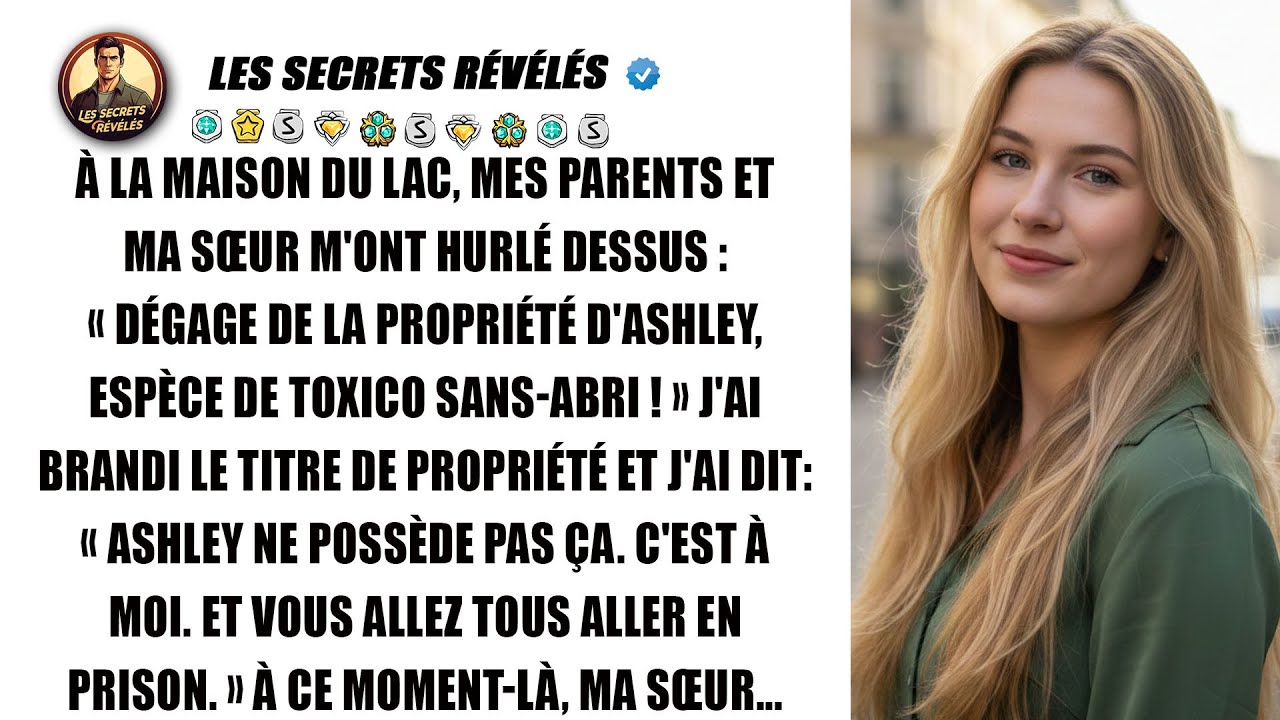 Mes parents ont volé ma maison pour la fête. J'ai changé les serrures : sortez d'ici !