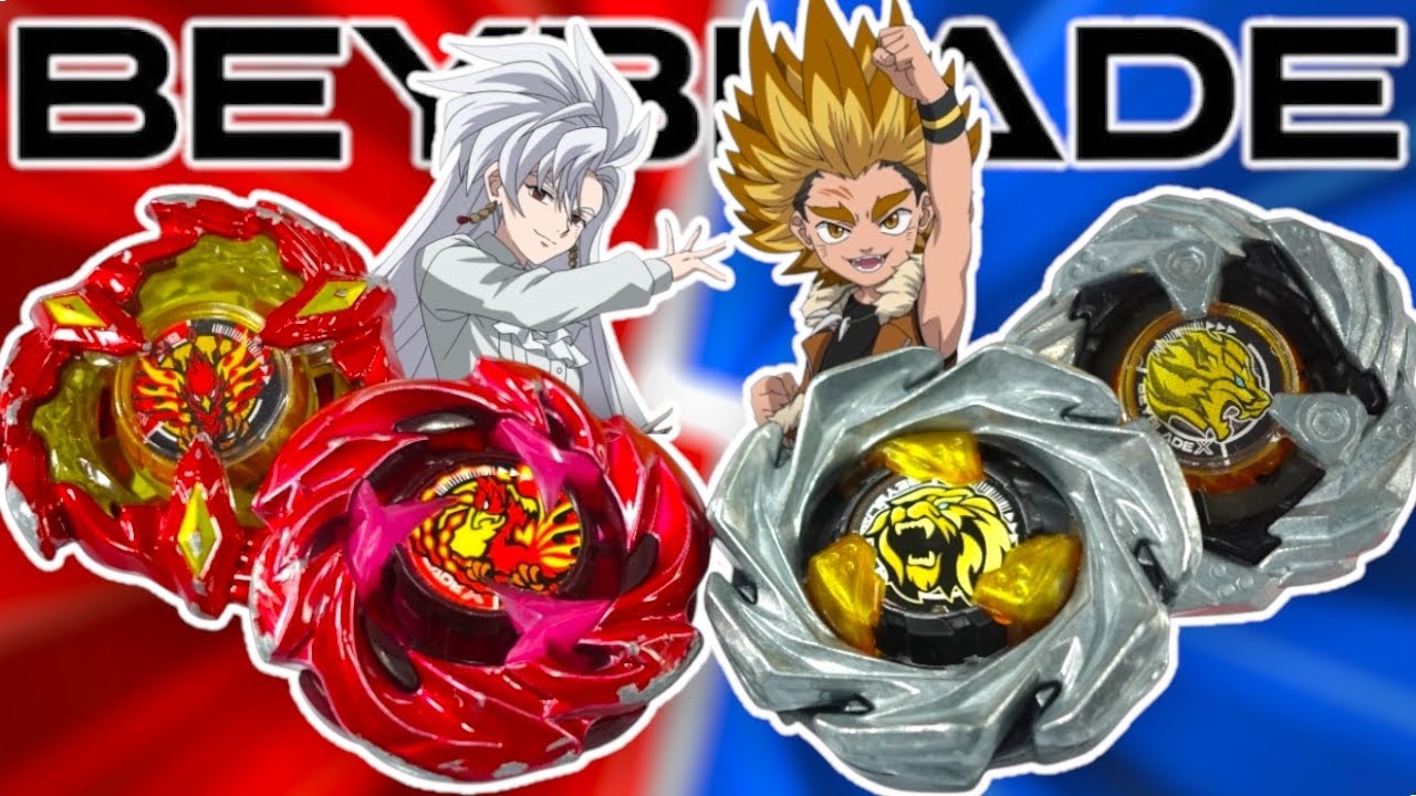 ALL PHOENIX BEYS vs ALL LEON BEYS | Blaze VS Titus | BEYBLADE X