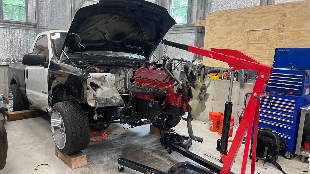 Pulling My Built 475HP 7.3 Powerstroke Engine To Make MORE POWER! (7.3 Engine Removal Guide)