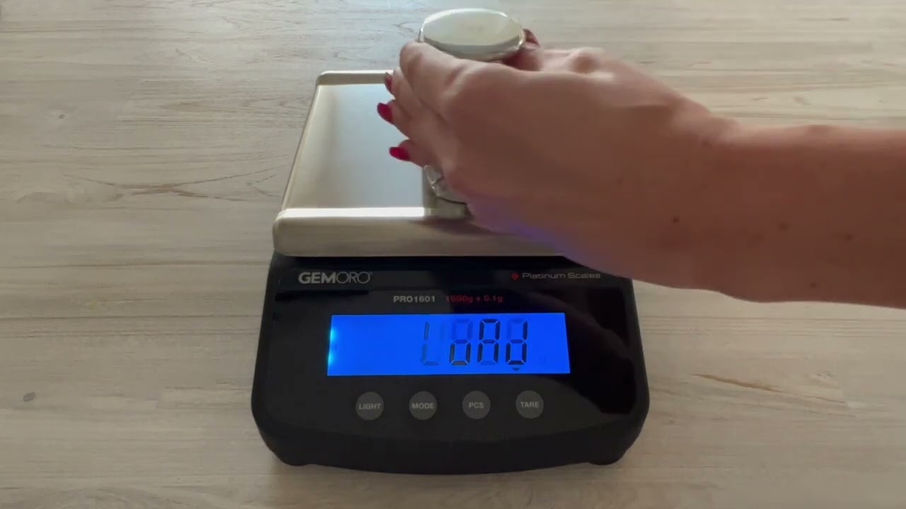 GEMORO PLATINUM PRO1601 PROFESSIONAL SERIES DIGITAL COUNTER-TOP/PORTABLE BALANCE&ndash;1600g x 0.1g