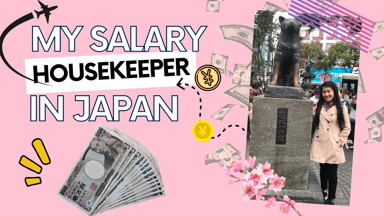 My Salary as a housekeeper in Japan 2022 (Japanese Yen Salary)