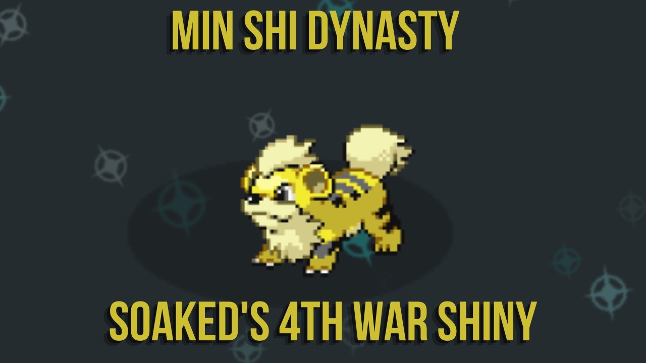 PokeMMO Shiny wars 2026 - Min Shi Dynasty - My 4th Shiny!