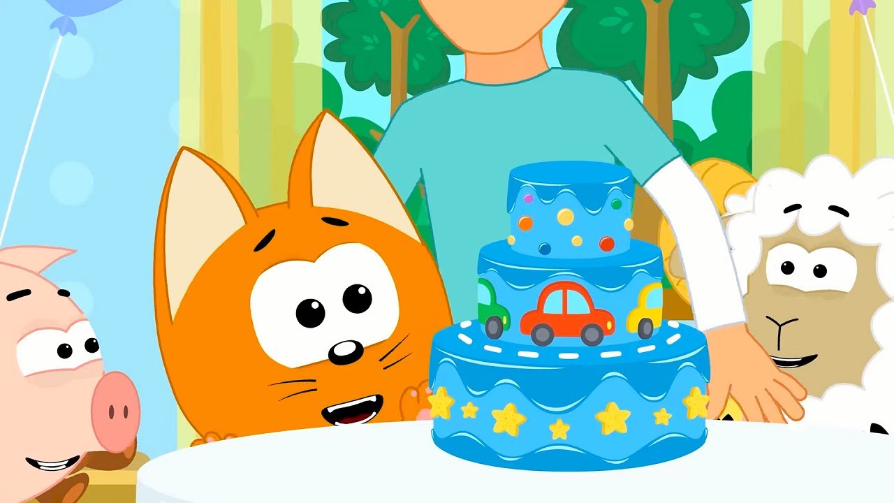 Happy Birthday Song 🎉  -  Meow Meow Kitty  -  song for kids