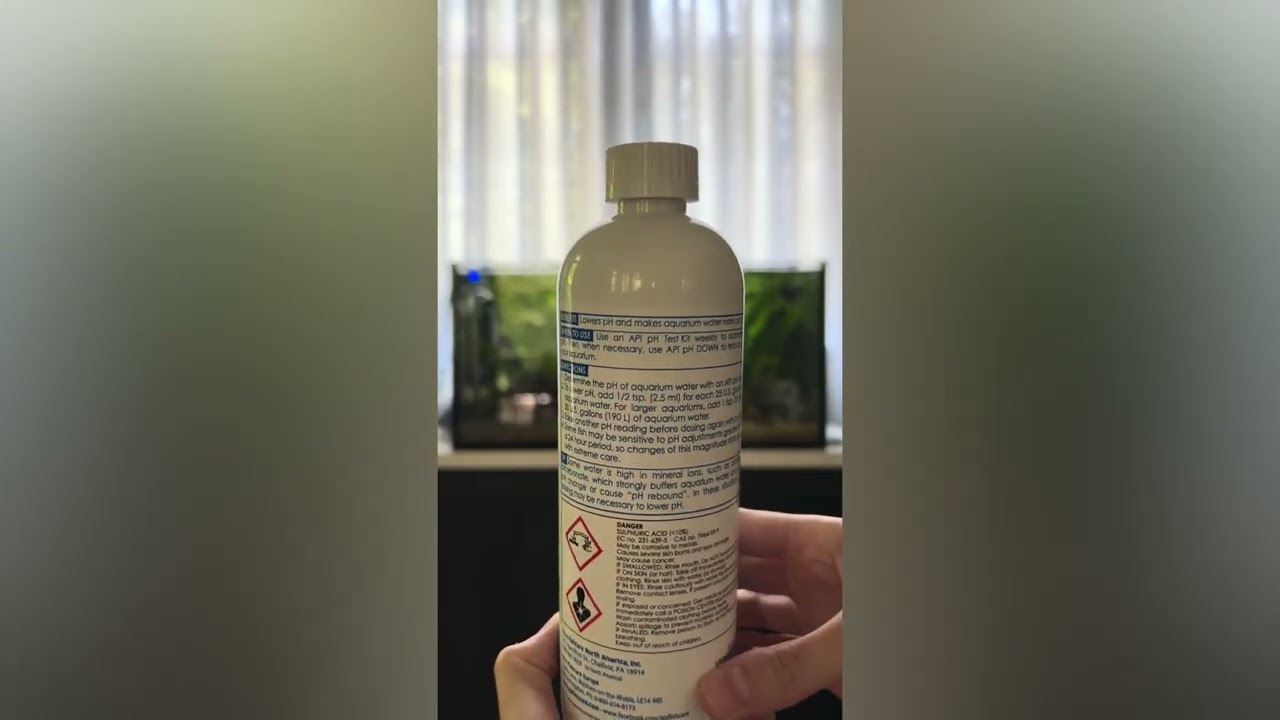 API pH Down Review &ndash; How to Lower Aquarium pH Safely #aquarium #plantedtank #freshwaterfish