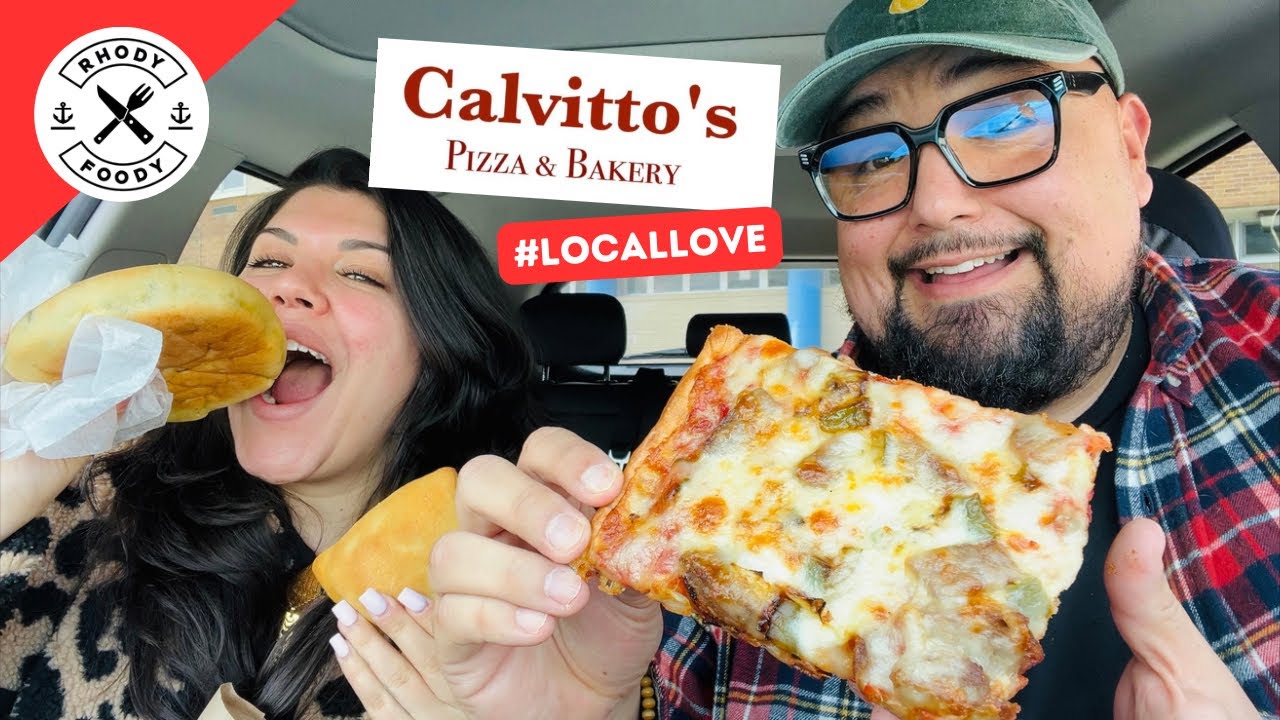 #LocalLove Calvitto’s Pizza & Bakery 🇮🇹 Sausage & Peppers Pizza, Spinach Calzone + More