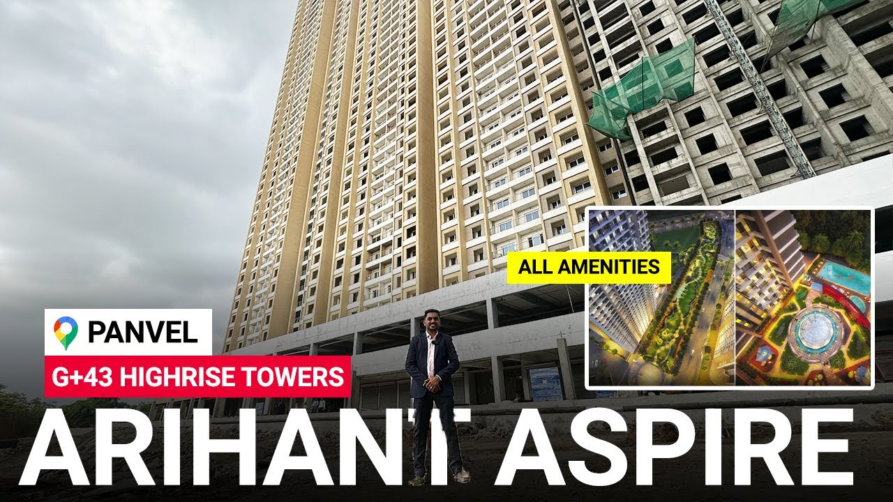 Arihant Aspire Panvel 1 & 2BHK Detailed Tour | Price, Location & Review | Free Site visit 8451964594