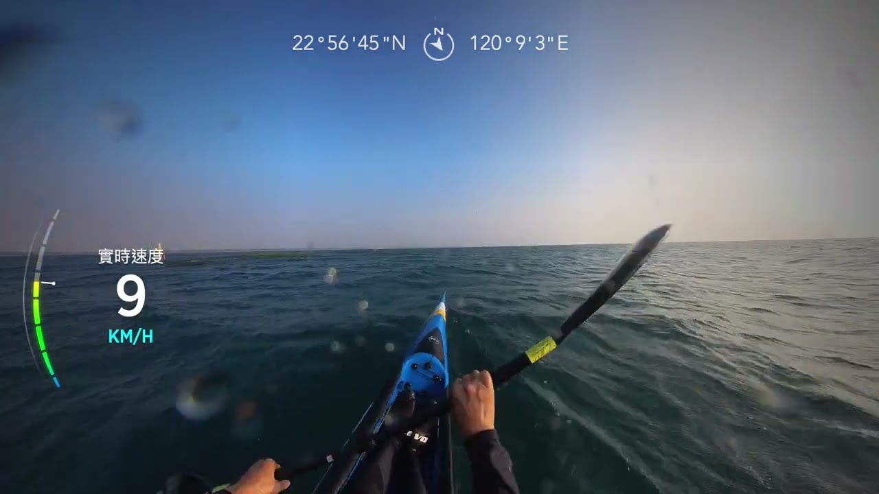 Surfski R3強風小浪Downwind