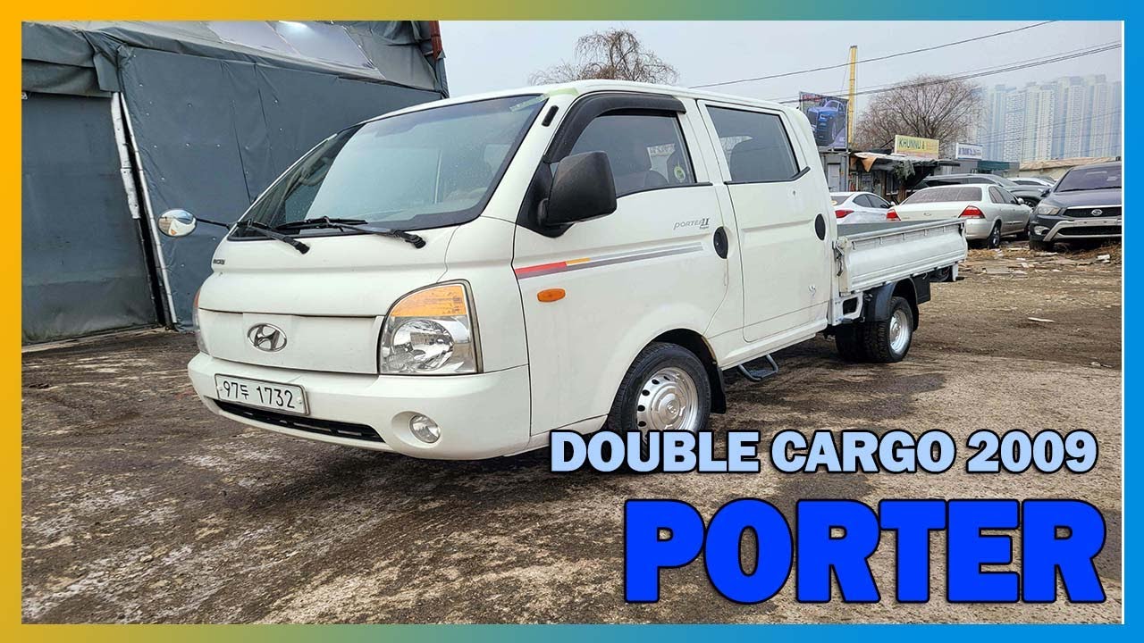 [USEDCAR BUSYMAN, Autos usados en corea]  PORTER DOUBLE CARGO WHATE KMFZCD7JP9U 483518