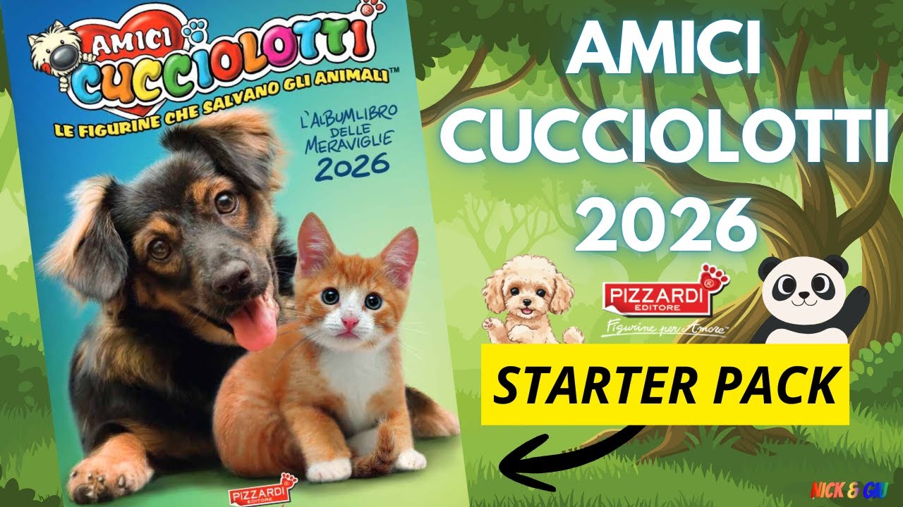 Figurine AMICI CUCCIOLOTTI 2026 - Unboxing Starter Pack! 🤩