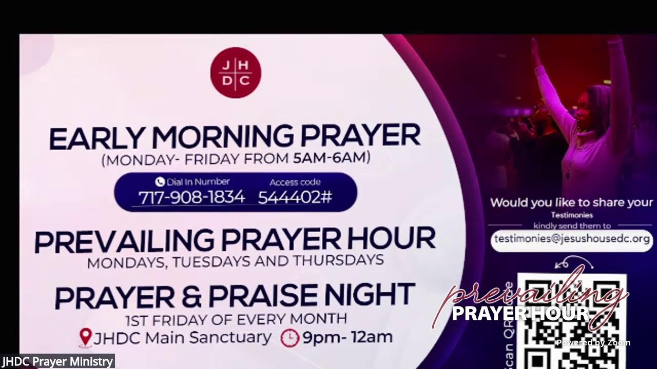 JHDC - Prevailing Prayer Hour