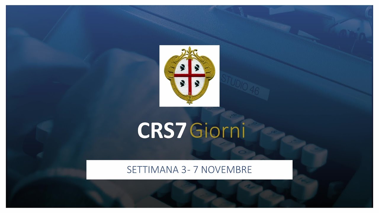 CRS7 Giorni n. 58 - Settimana dal 3 novembre 2025