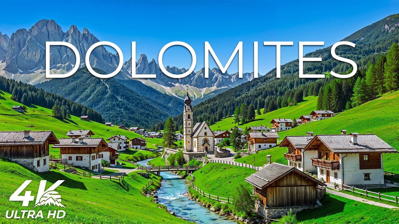 Dolomites 4K | Timeless Alpine Drama – Jagged Peaks, Wild Meadows & Paths Through Stone