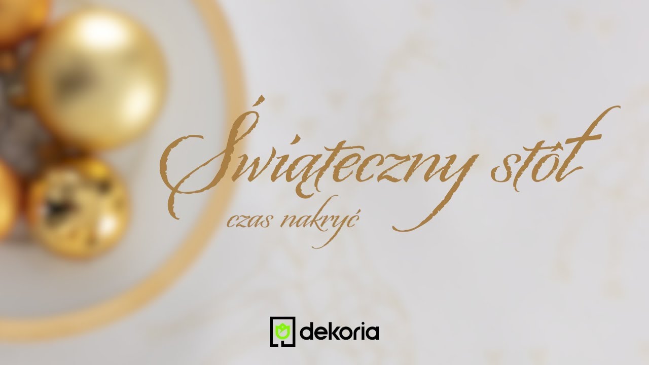 Świąteczny stół w złocie, srebrze i czerwieni - dekoria.pl