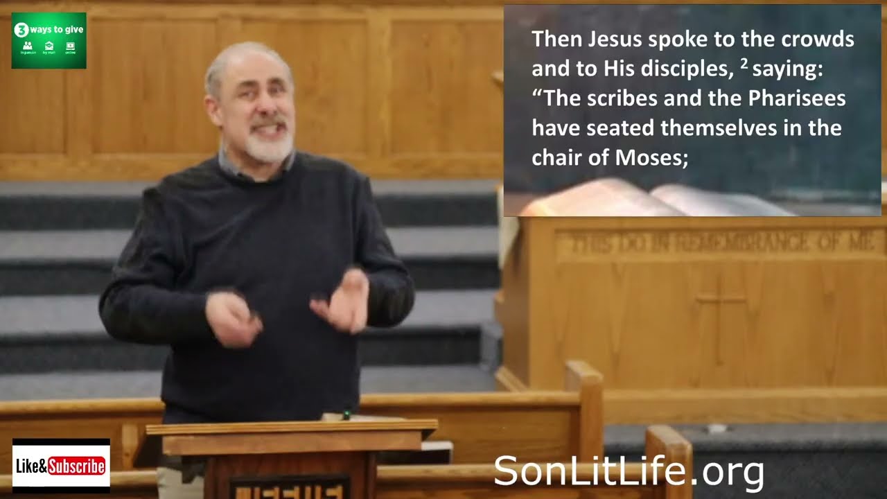 Sunday Primetime Bible Study | Just Going Through the Motions | Matthew 23:1-33