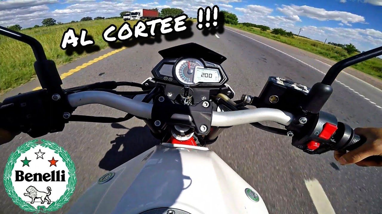 Top Speed Benelli tnt 300 / Velocidad Maxima