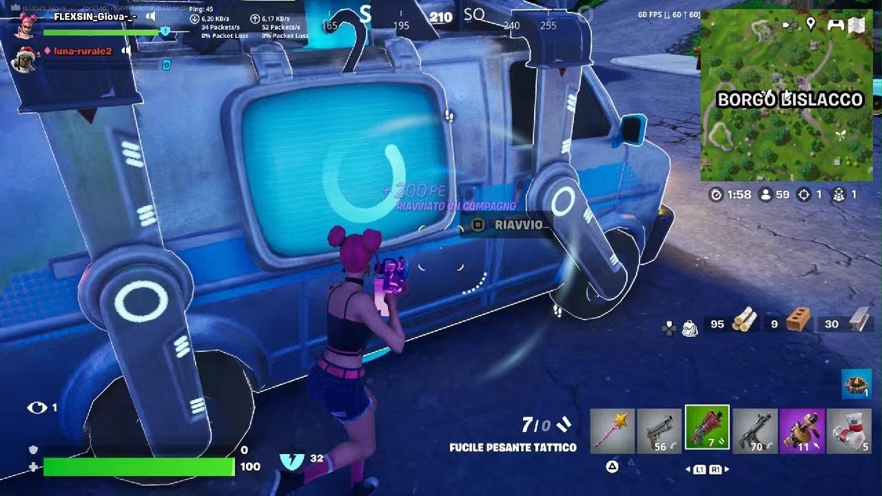 Fortnite  con amici in zero build