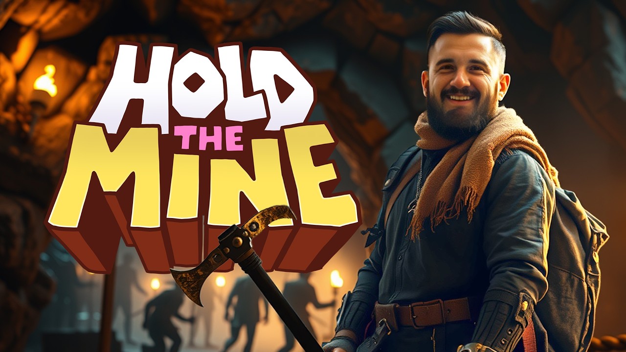 PODLASIANIE ZAATAKOWALI MOJĄ KOPALNIĘ! | HOLD THE MINE #1