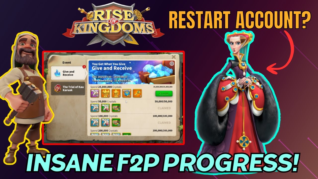 Insane F2P Progress in this KVK! | Restart Account Soon?