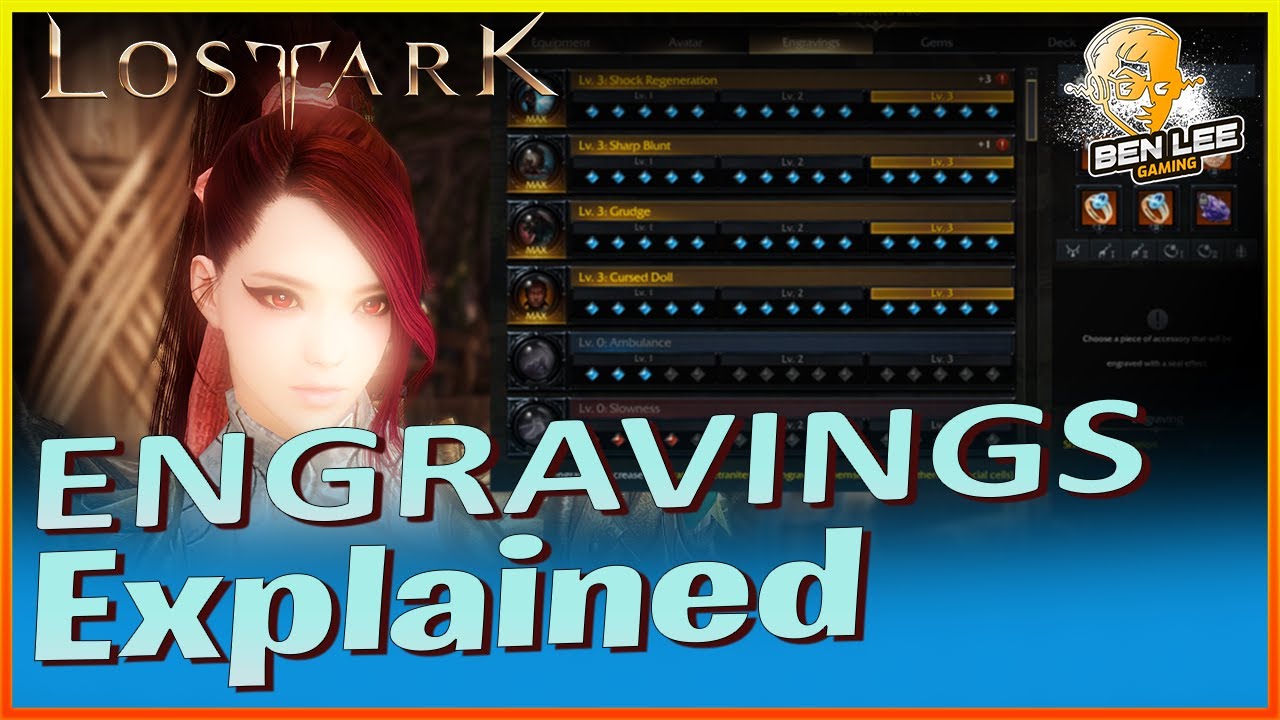 Lost Ark - What are Engravings? Engravings & Gems in a Nut Shell. (Lost Ark engravings guide)