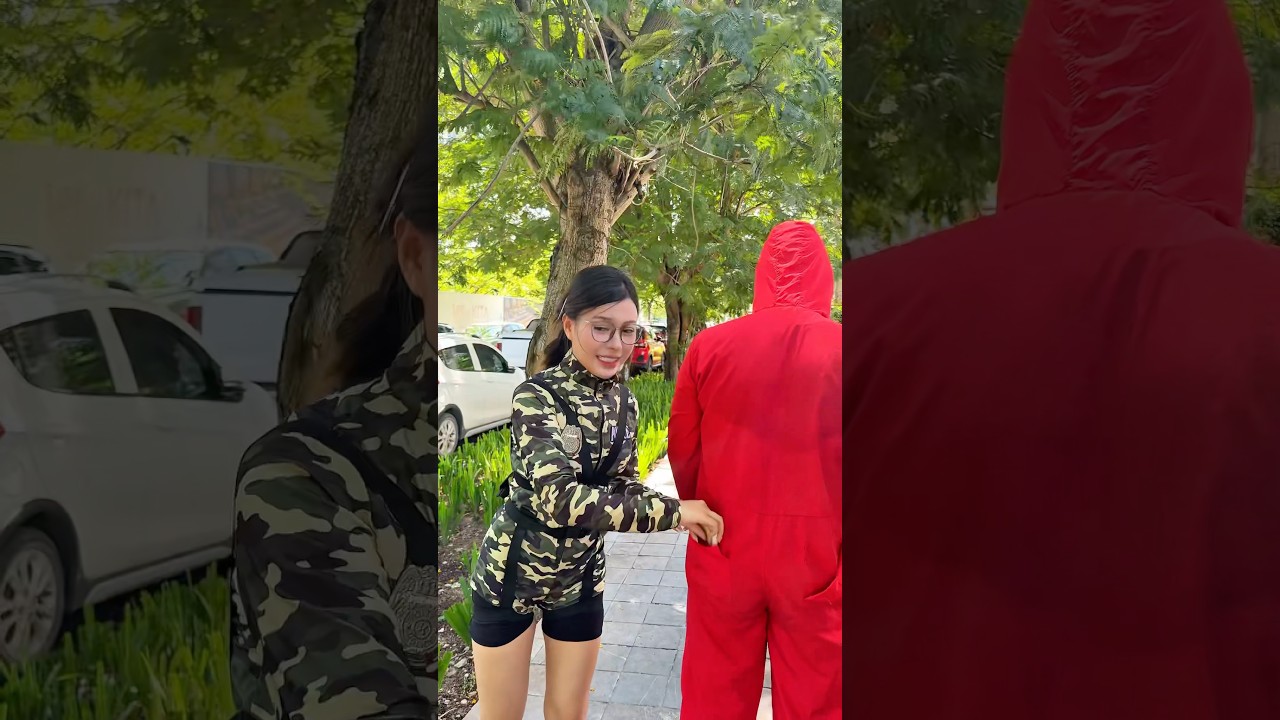 Money Heist vs Police 15 #moneyheist #parkour #police #escape #shorts #cpider98