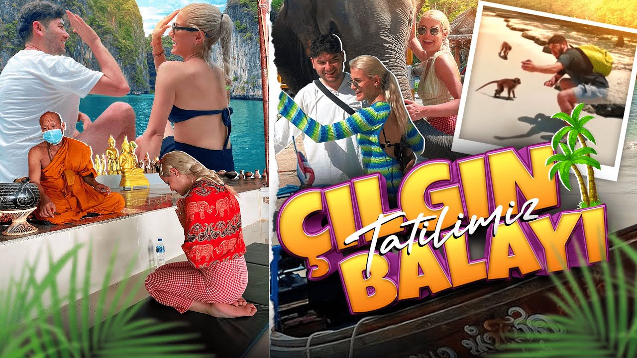 ÇILGIN BALAYI TATİLİ: ATAKAN'ı DİNOZOR YİYORDU!/phuket