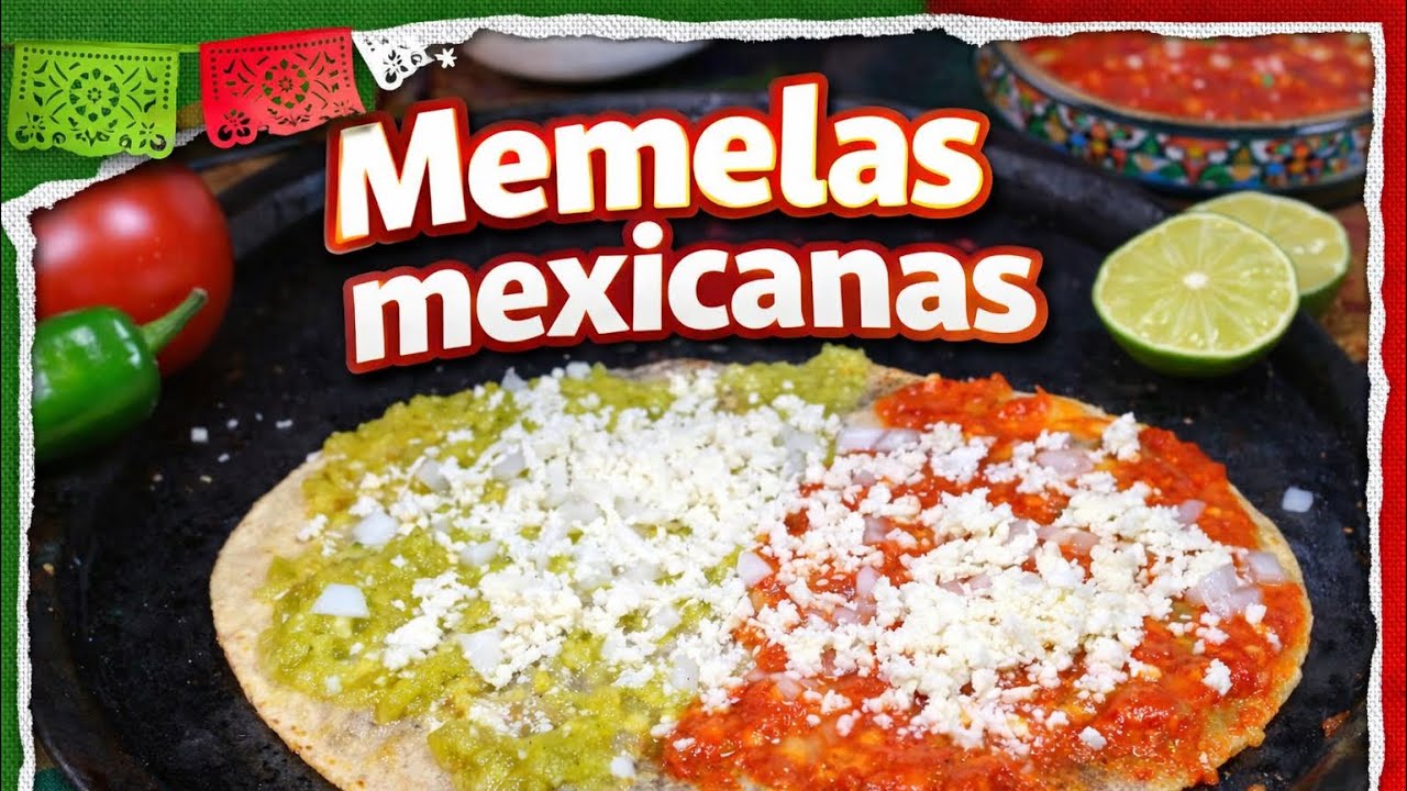 MEMELAS POBLANAS COMIDA TRADICIONAL