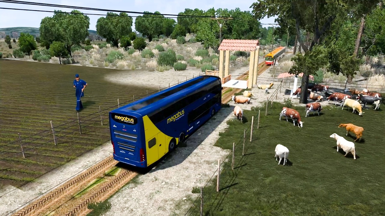 Volvo 9700DD On Village Road #volvo  #ets2 #viral #trending 