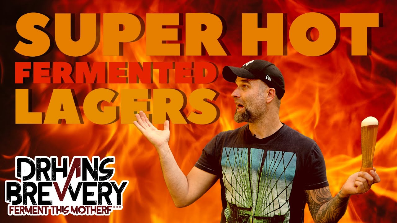 Fermenting Lagers Super Hot - Home brewing Beer Experiment