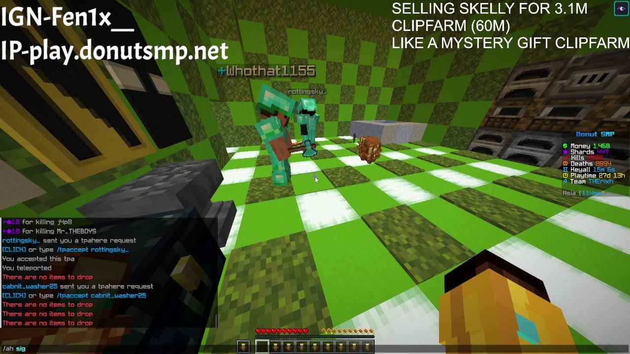 🔴LIVE SELLING SKELLY 3.1M  ON BASE IN DONUT SMP   |donutsmp