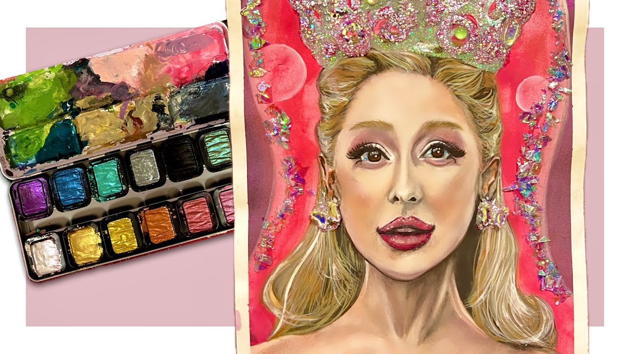 This WICKED Glinda Drawing Went Viral | Full Art Process