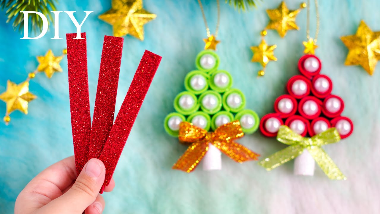 Так ПРОСТО и КРАСИВО. НОВОГОДНИЕ ИГРУШКИ из ФОАМИРАНА своими руками