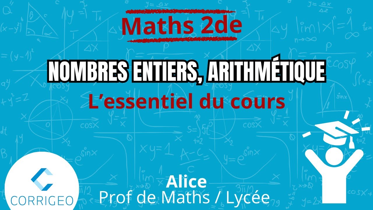 Mathématiques seconde/ Rappel de cours - Chapitre 1 : Nombres entiers et arithmétique.