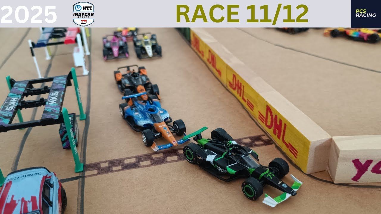 IndyCar Race 11/12 | Imagine Raceway Long | 2025 PaperCup IndyCar Stop Motion Season