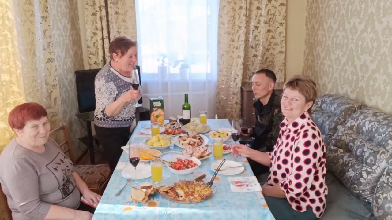 Тики Текс//  Мой день рождения, накрыла стол!!!
