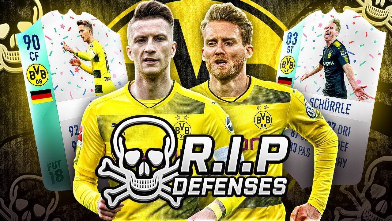 FUT Birthday REUS & FUT Birthday SCHURRLE DEADLIEST ATTACK - RIP DEFENSES FIFA 18 ULTIMATE TEAM