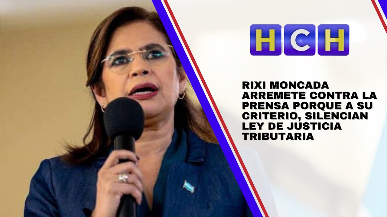 Rixi Moncada arremete contra la prensa porque a su criterio, silencian Ley de Justicia Tributaria