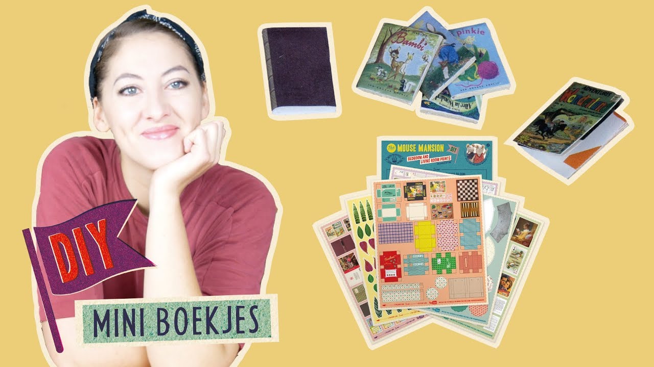 Knutselen & DIY // Mini boekjes | Muizenhuis Knipvellen