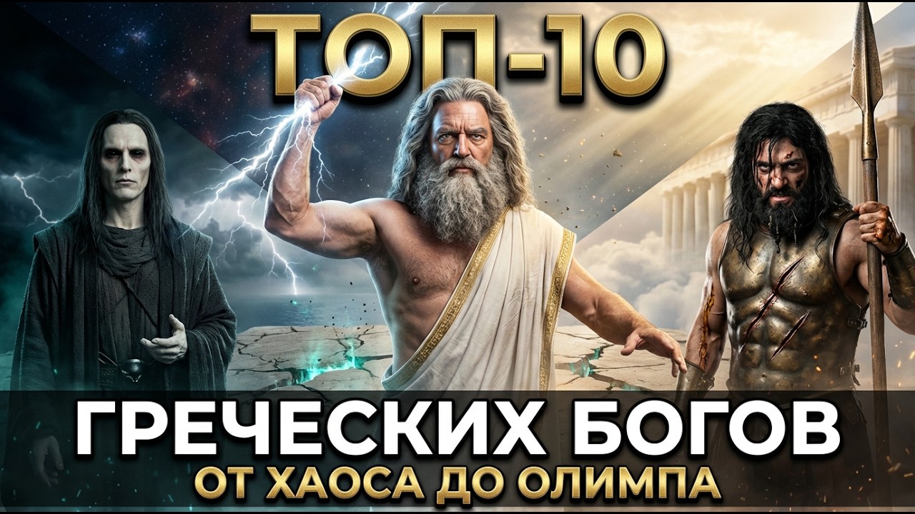 ТОП-10 самых могущественных греческих богов: от Хаоса до Олимпа