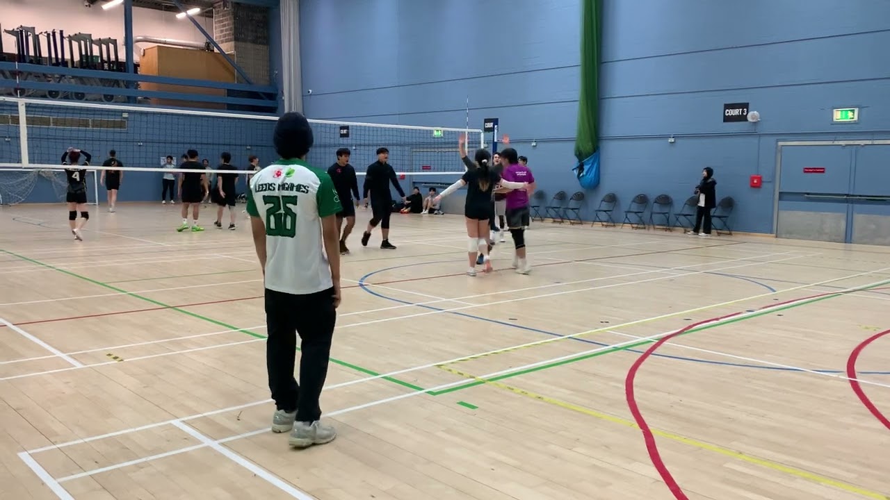 16th Feb Leeds mgame #volleyball