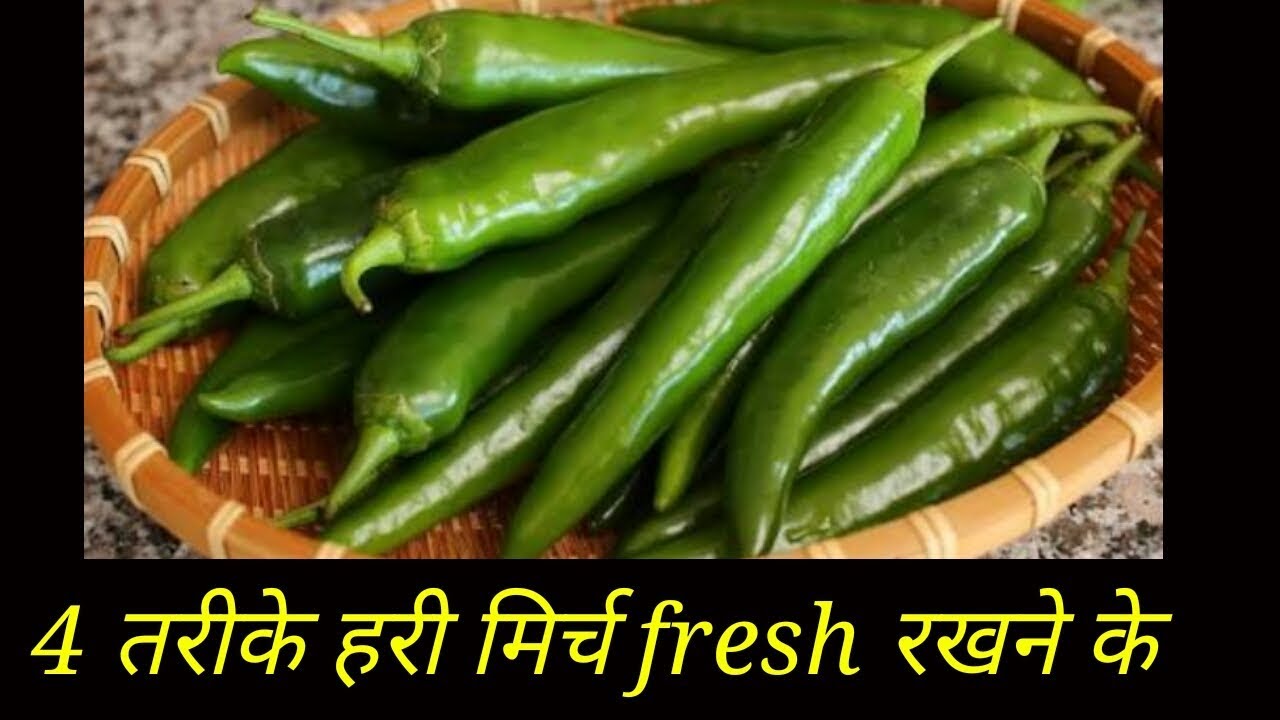 4 Ways to keep Green Chillies fresh For Long Time / How to store Green Chillies for Months